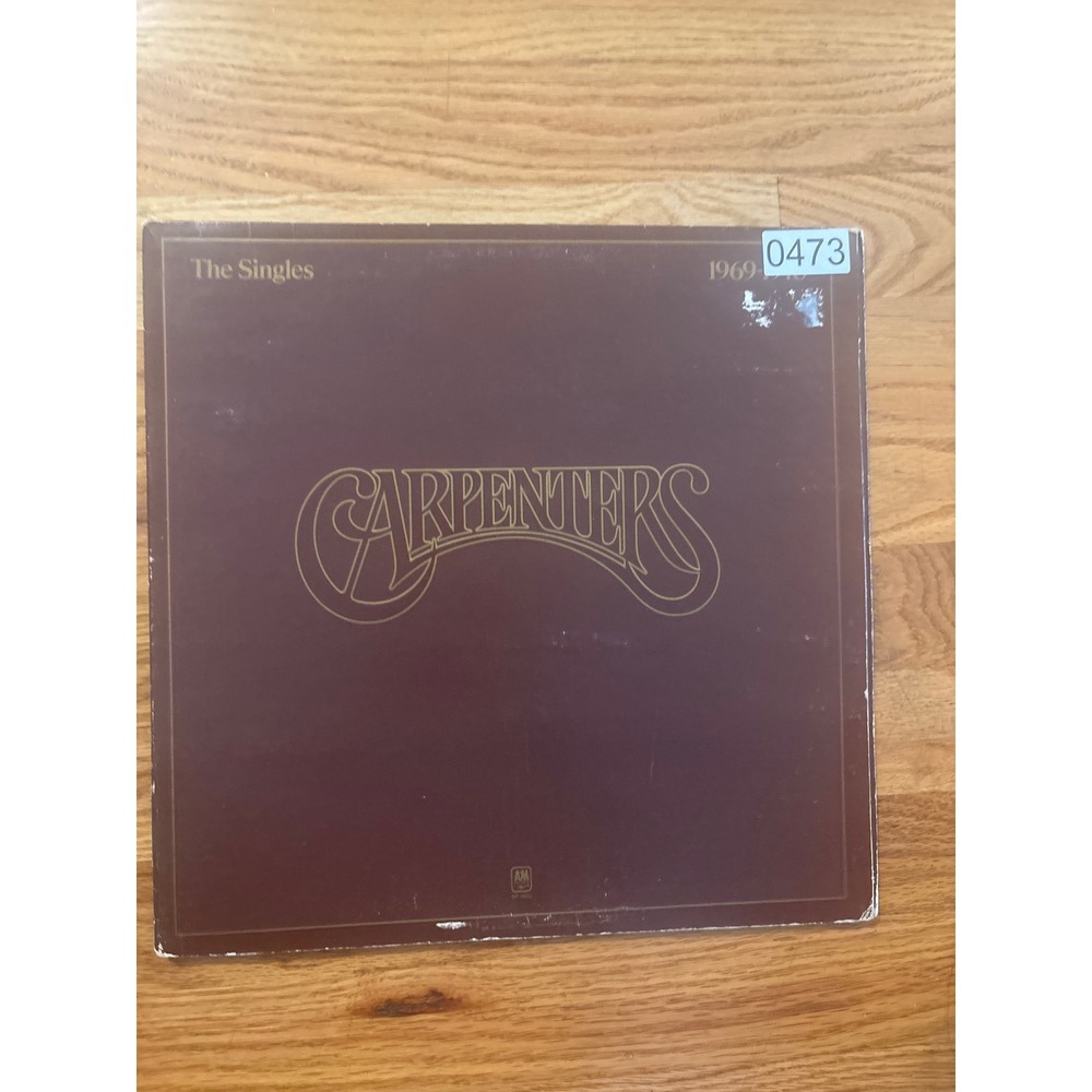Carpenters The Singles 1969-1973 Vinyl LP Album 12" Brown Good‎ Gatefold SP-3601